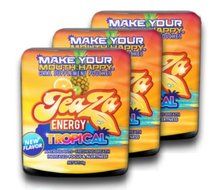 TeaZa Energy Pouch - Tropical (3 Pack)