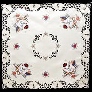 19" X 90" Wide Christmas Snowman and Packages on White Fireplace Mantle Scarf N3