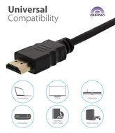 HDMI Cable, HDMI Cable 10 FT, Fosmon Gold-Plated High Speed HDMI Cable [4K Resolution | Support 3D | Ethernet... N9