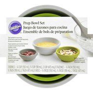 Silicone Prep Bowl Set, 3-Pack