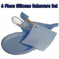 Silicone 6 Piece Essential Bakeware Baking Cooking Set N2