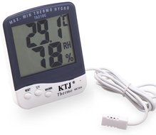 BonyTek Thermometer Hygrometer, LCD Display 2 In 1 Digital Outdoor Max-Min Temperature and Humidity Meter with... N3