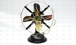 Sailor&#039;s Art Brass Vintage Look Table Fan 13&quot;