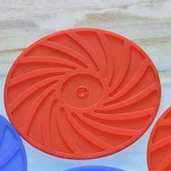 ASDOMO Colorful Silicone Insulation Coasters Tea Cup Cushion Drink Placemat Mat Trivet Mat Hot Pads 3PCS Colors... N3
