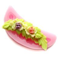 Longzang mini Flower F0502 Fondant Mold Silicone Sugar mold Craft Molds DIY gumpaste flowers Cake Decorating