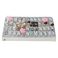 Note 5 Case, Galaxy Note 5 Case,Yaheeda Premium PU Leather [3D Metal Accessory ] Bling Diamond Crystal [Card Slot... N13