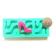 "High-heeled Shoes Shape Silicone Mould Chocolate Molds Fondant Cake Decor Tools" shopping N3
