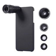 5 in 1 Mobile Phone Lens Kit, [9X Telephoto Telescope] [0.63x Wide Angle] [0.4X Super Wide Angle ] [180&deg; Fisheye... N6