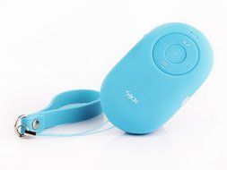 Excelity Portable Bluetooth Speaker Wireless Speaker with Self-timer Controllor Support TF Card - Blue N4