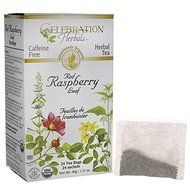 Celebration Herbals Organic Red Raspberry Leaf Tea Caffeine Free -- 24 Herbal Tea Bags