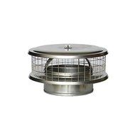 10&rdquo; Stainless Steel WeatherShield Chimney Cap WSA for Solid Pack Chimney Pipe