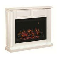 ClassicFlame 36WM2384-T401 Traditional Wall Fireplace Mantel, White (Electric Fireplace Insert sold separately)