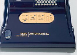 SEBO 9577AM Automatic X4 Upright Vacuum, Blue/Yellow - Corded N12