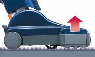 SEBO 9577AM Automatic X4 Upright Vacuum, Blue/Yellow - Corded N14