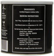 Groundwork Coffee, Organic Black Magic Espresso, Whole Bean, 16-Ounce Cans (Pack of 2) N4