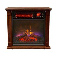 Bestmart INC 1500W Embedded Insert Electric Quartz Infrared Fireplace Heater Flame Logs W/ Remote Control N8