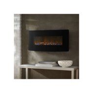 Pleasant Hearth Curved Wall Mount Fireplace N3