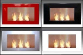 Gel + Ethanol Fire-Place - Diana - White (silver) N5