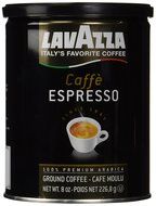 Lavazza Caffe Espresso - Medium Ground Coffee, 8-Ounce Cans (Pack of 4) N8