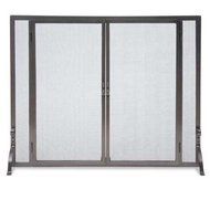 Pilgrim Fireplace Screen Door - Burnished Bronze