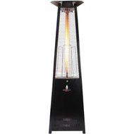 Lava Heat Italia 56,000 BTU Outdoor Heater with &ldquo;Easy Start&rdquo; Electrical Ignition, Black Finish
