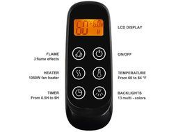 PuraFlame Remote Handset For Galena, Provo and Rossano electric fireplace heater
