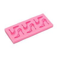 "High-heeled Shoes Shape Silicone Mould Chocolate Molds Fondant Cake Decor Tools" shopping N4