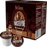 Twisted Pine Coffee Milk Chocolate Hot Cocoa Single Serve For Keurig Brewer - 12 ct