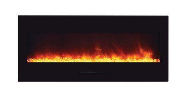 Amantii Wall Mount / Flush Mount Series Electric Fireplace with Ember Media Kit, 50 Inch