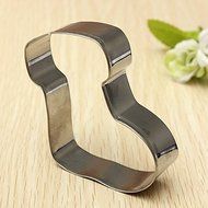 Stainless Steel Christmas Sock Cookie Cutter Biscuit Fondant Cake Mold