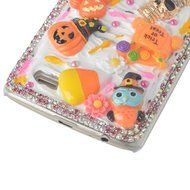 Spritech(TM) 3D Handmade Crystal Phone Case for LG G Stylo LS770,Helloween Style Monster Pumpkin Design Smartphone...