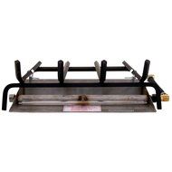 Peterson Real Fyre 30-inch Coastal Driftwood Outdoor Log Set With Vented Stainless G45 Burner N3