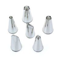 Matoen(TM) 6pcs DIY Stainless Steel Icing Piping Nozzles Pastry Tips Fondant Cup Cake Baking N3