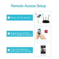 Youzee Home 720P HD Wireless WiFi IR Outdoor IP Network CCTV Home Security Camera N5