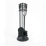 Chimney 61020 Woodfield Black 4-piece Tool Set With Ball Handle