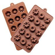 Beautiful paradise 15 Cavity Floral Silicone Gel Non Stick Cake Ice Pudding Mold Chocolate Jelly Candy Baking... N3