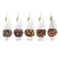 Tea Fort&eacute; Warming Joy Presentation Box Featuring Seasonal &amp; Festive Tea Blends - 20 Handcrafted Pyramid Tea Infusers N4
