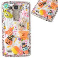 Spritech(TM) 3D Handmade Crystal Phone Case for LG G Stylo LS770,Helloween Style Monster Pumpkin Design Smartphone... N2