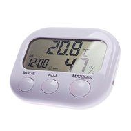 Indoor big partical Screen Digital Thermometer Humidity Hygrometer Meter Date Clock N3