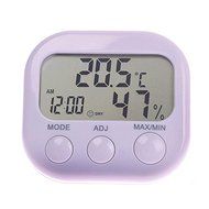 Indoor big partical Screen Digital Thermometer Humidity Hygrometer Meter Date Clock N4