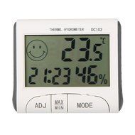 KKmoon LCD Digital Thermometer Hygrometer Temperature Humidity Meter Clock With Magnetic N5