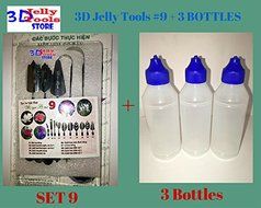 3D Jelly Cake Tools - Type 9 and 3 Bottle 3D Jelly Tools not include needle