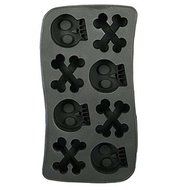 Beyondtek Halloween Skull Ice Mold ice sculpture molds Silicone mold (black) N5