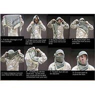 Winter Military Windproof Scarf Muslim Hijab Shemagh Tactical Desert Arabic Keffiyeh Scarf 100% Cotton Thickened... N2