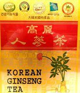 Korean Ginseng Tea in Wood Case 0.10oz(3g) x 100 Packets N3