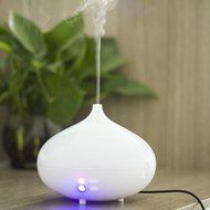 300ml Aromatherapy Essential Oil Diffuser Wood Grain Ultrasonic USB Cool Mist Humidifier