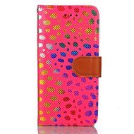 Iphone 7 Plus Wallet Shell Case,Yaheeda[Credit Card Slot] Colorful Shiny Sparkle Polka Dolt Pattern Gold Gilding... N21