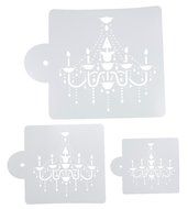 BleuMoo Chandelier Shaped Fondant Cake Mold Cake Spray Flowers Mould Decoration Tool N3