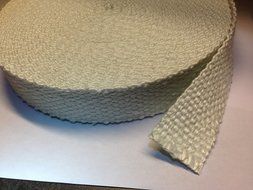 Wood Stove Door Gasket, Fiberglass Rope Seal. Flat 1/8" x 2" wide x 100 ft. roll N2
