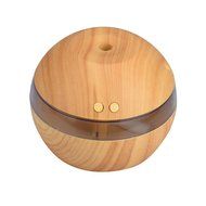 Humidifier, Rukiwa Air Aroma Essential Oil Diffuser LED Ultrasonic Aroma Aromatherapy Humidifier (Brown) N9